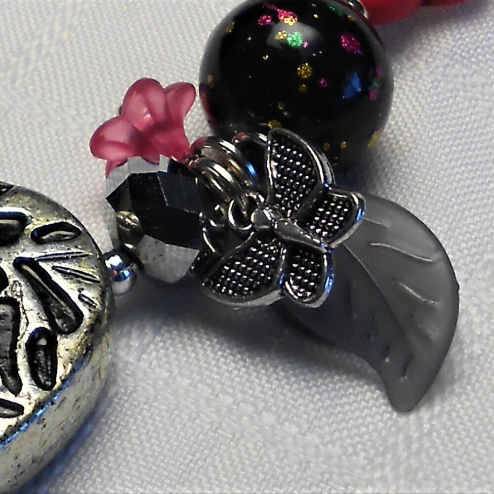 No594 Beautiful handmade mixed necklace and earrings - Picture 6 of 7